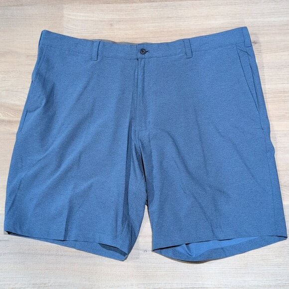 Ben Hogan Men's Stretch Golf Shorts with Active Waistband 9” Inseam Size 40 Blue - Picture 1 of 4